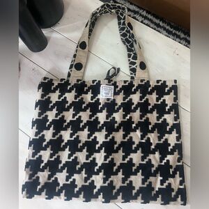 Monica Lewinsky Houndstooth Tote